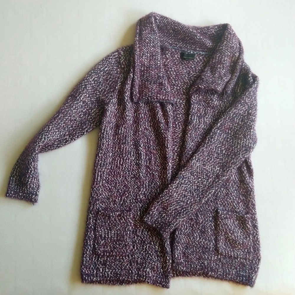 I Jeans by Buffalo Super Soft Cardigan L Fig/Navy